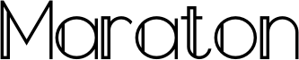 Maraton Font