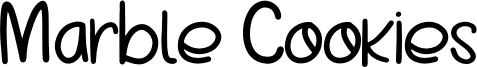 Marble Cookies Font
