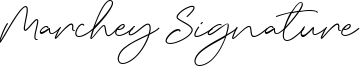 Marchey Signature Font