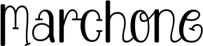 Marchone Font