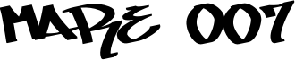 Mare 007 Font