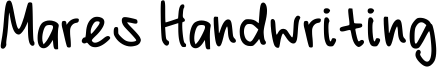 Mares Handwriting Font