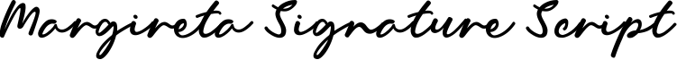 Margireta Signature Script Font