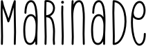 Marinade Font