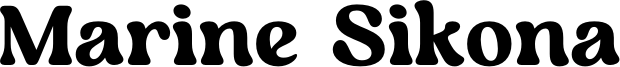 Marine Sikona Font