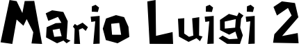Mario Luigi 2 Font