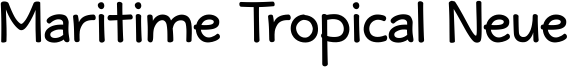 Maritime_Tropical_Neue_DSBold.ttf