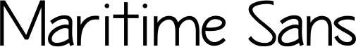 Maritime Sans Font