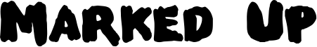 Marked Up Font