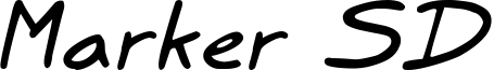 Marker SD Italic.ttf