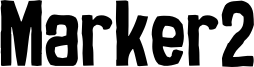 Marker2 Font