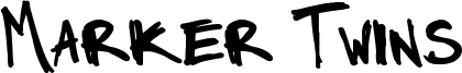 Marker Twins Font