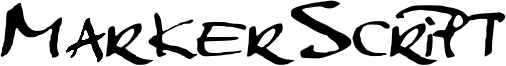 MarkerScript Font