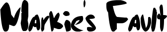 Markie's Fault Font