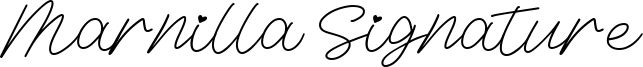Marnilla Signature Font
