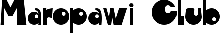 Maropawi Club Font