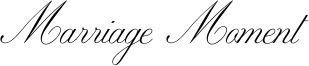 Marriage Moment Font