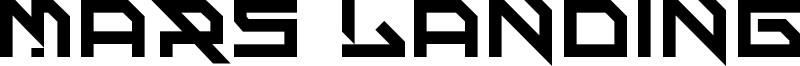 Mars Landing Font
