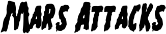 Mars Attacks Font