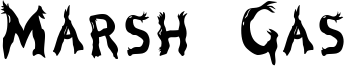 Marsh Gas Font