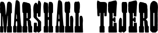 Marshall Tejero Font