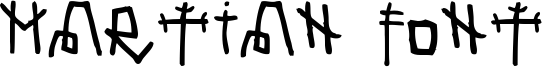Martian Font Font