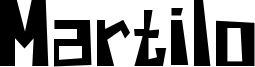 Martilo Font