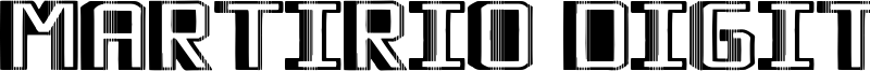 Martirio Digital Font