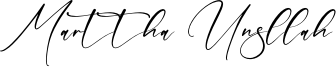 Marttha Unsllah Font