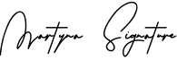 Martyna Signature Font