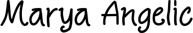 Marya Angelic Font