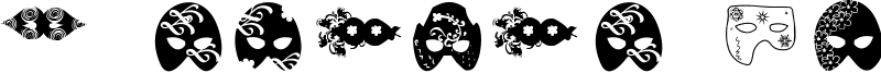 Máscaras de Veneza Font