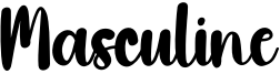 Masculine.otf