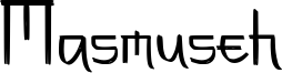Masmuseh Font