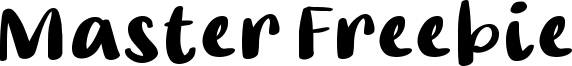 Master Freebie Font