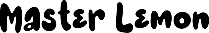 Master Lemon Font