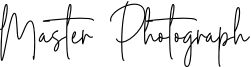 Master Photograph Font