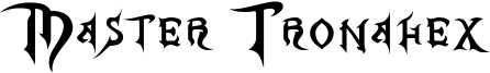 Master Tronahex Font