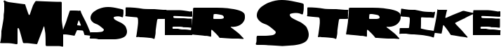 Master Strike Font