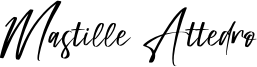 Mastille Attedro Font