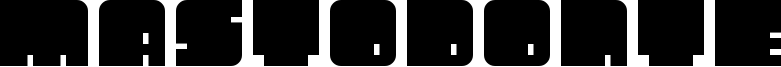 Mastodonte Font