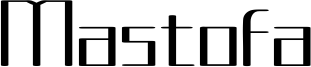 Mastofa Font