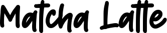 Matcha Latte Font