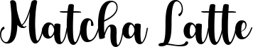 Matcha Latte Font