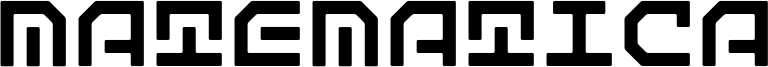Matematica Font