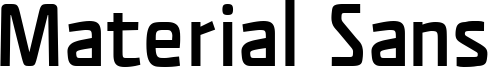 Material Sans Font