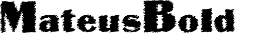 MateusBold Trash.ttf