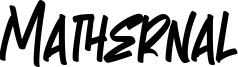 Mathernal Font