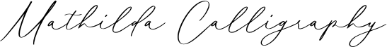Mathilda Calligraphy Font