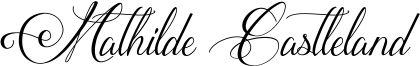 Mathilde Castleland Font